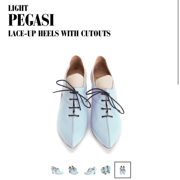 Baby Blue John Fluevog Pegasi Light Size 6 - Picture 13 of 13
